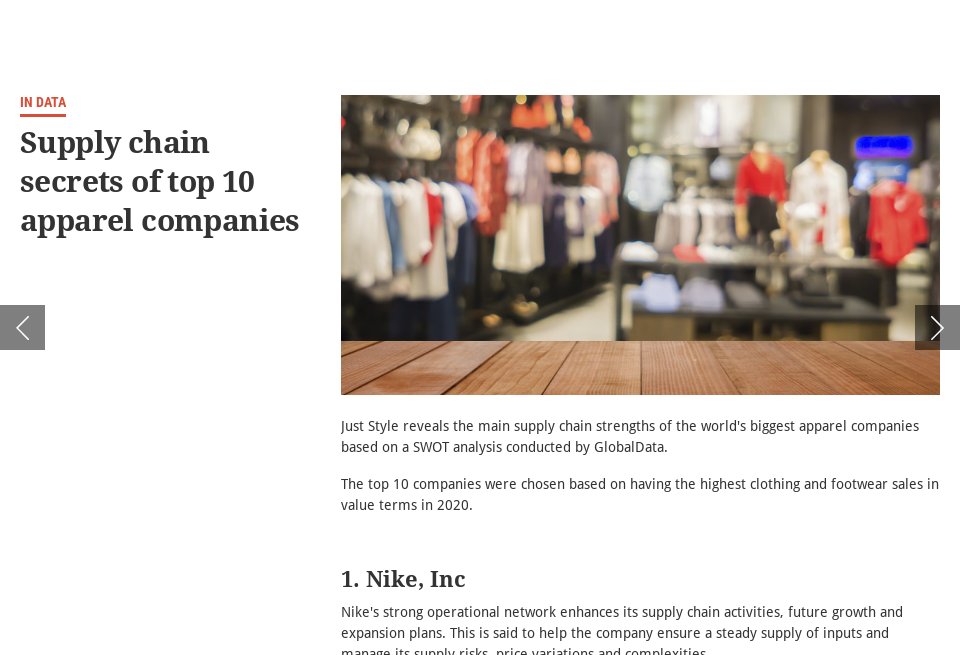 The World's Largest Apparel Companies 2020: LVMH On Top While Nike Gains  Foothold